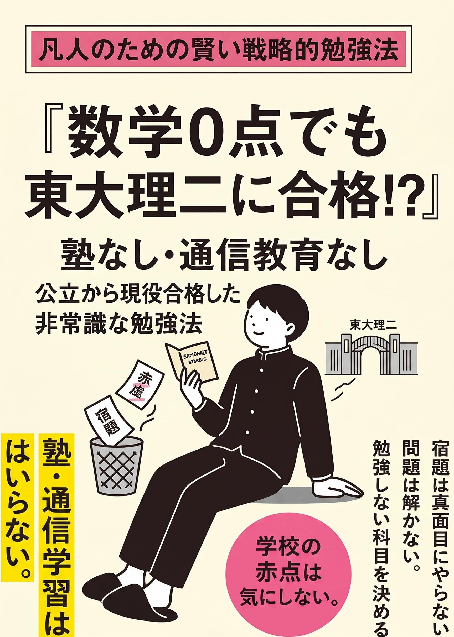 数学0点でも東大理二に合格！？