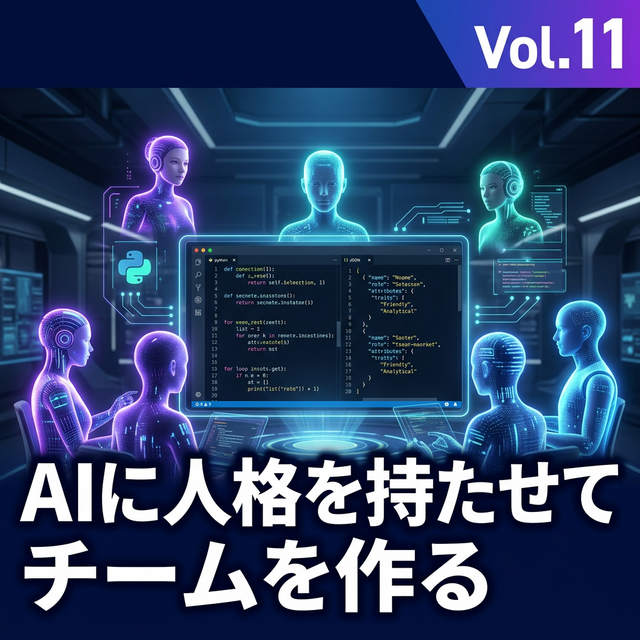 AIに人格を持たせてチームを作る Vol.11